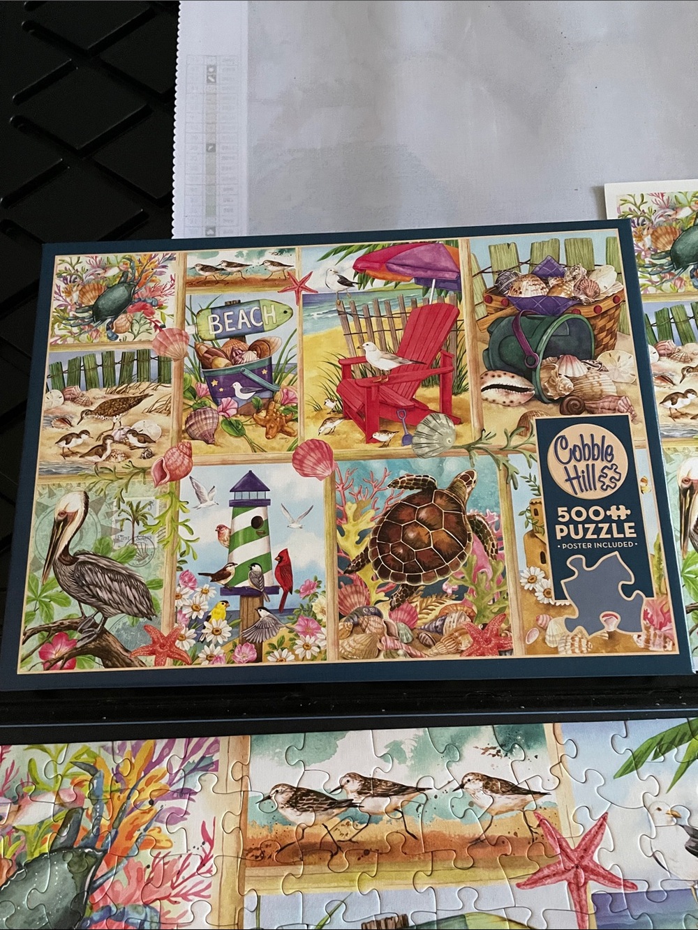 Cobble Hill Day At The Beach 500+ Piece Puzzle